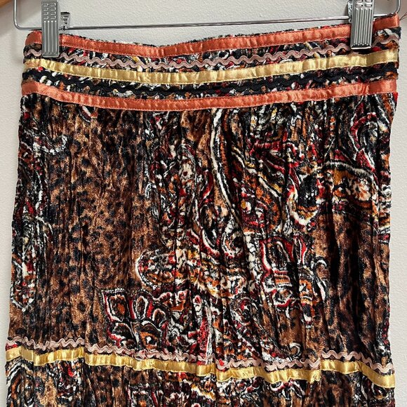 Bohemian Maxi Skirt in Multicolor - Picture 1 of 5